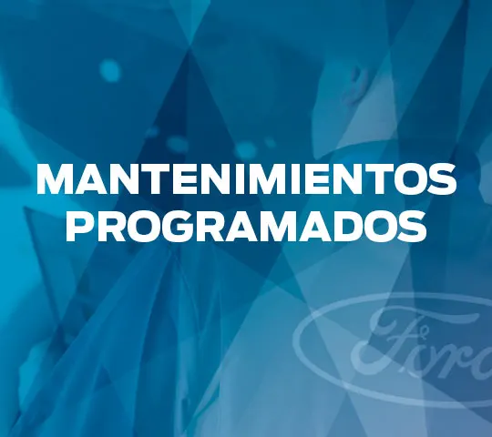 Mantenimiento programado